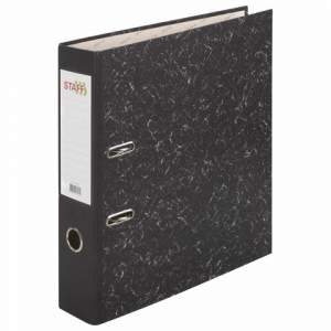 Папка-файл 70мм мрамор STAFF БЮДЖЕТ без уг...